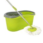 Royalford RF8866 Easy Spin Mop and Bucket Set | 360 Spinning Mop Bucket Home Cleaner| Extended Easy Press Stainless Steel Handle & Easy Wring Dryer Basket for Home Kitchen Floor Cleaning |1 Extra Mop Head