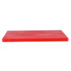 Royalford RF9911 Plastic Cutting Board - Non-Toxic Cutting Board with Non-Slip Base - Perfect for Fruits & Vegetables | Hanging Hole for Easy Storage | Multipurpose Dual Usage Kitchen Cutting Board (Red)