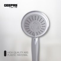 Geepas 3 Function Hand Shower, Lightweight with Three Spray Patterns, Easy to Install Sturdy and Durable Shower Handset