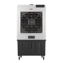Geepas 100 L Air Cooler- GAC16019| Equipped with Ice Box Technology, 3 Wind Speed| Left, Right, Up and Down Swing, Ideal for Home and Office| 2 Years Warranty, White and Grey