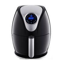 Geepas GAF37502UK 1350W Digital Air Fryer 3.2L Hot Air Circulation Technology for Oil Free Low Fat Dry Fry Cooking Healthy Food - Non-Stick Basket, Dishwasher Safe, Overheat Protection - 2 Years Warranty
