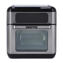 Geepas 1500W Air Fryer Oven Digital 9-in-1 Convection Air Fryer - Toaster Oven Combo Rotisserie & Dehydrator, Oil-Free Countertop Oven with LED Digital Touchscreen, 90 min Timer | 2 Years Warranty