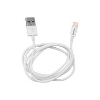 Geepas Lightning Cable1M 5V - iPhone Charger Cable, USB Fast Charging Cable for iPhone 7 plus/ 7/ 6s/ 6 plus/ 5c/ ipad pro/ ipad air and other apple models - White