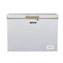Geepas 300L Chest Freezer - Portable 2Pcs Food Basket, Compact Refrigerator with LED Light & Adjustable Thermostat | Ideal for Retailers, Home, Medical Shops & More | 1 Year Warranty