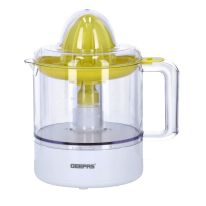 Geepas 1 L Citrus Juicer- GCJ9900N| Set includes 2 Cones, Jar and a Transparent Lid| Automatic Juicer for making Orange Juice, Lemon, and so on| Plastic Body with Non-Slip Feet| 25 W| 2 Years Warranty 