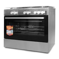 Geepas GCR9087NTST Full Safety Gas Cooking Range, 90 x 60