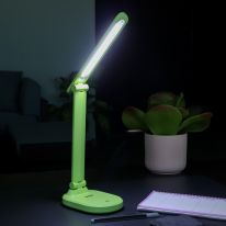 Geepas GDL5573 Rechargeable LED Desk Lamp - Portable with Flexible Neck | 36 SMD LED with 6 Hours Continuous Working Dc 12V Socket 
