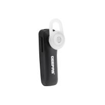 Geepas GEP4716 - Bluetooth Ear Phone - Single Bluetooth Earpiece Headphone Wireless Earphone 2.5Hrs Talk time | 60 mAh Battery, Hands Free | Business for iPhone Mobile Phone, HD Sound Function for Meeting 
