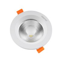 Geepas Round Cob Downlight Led 9W -  Downlight Ceiling Light | Natural Cool White 6500K | Long Life 50,000 Burning Hours | Ultra Slim | 3 Years Warranty