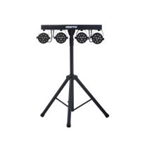Geepas LED Lighting Bar - 48 Pcs RGBW in 4 Led  Tripod Stand Energy Saving | Auto DMX512 | Long Life LED Hours | 2 Years Warranty