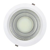 Geepas GESL55078 Round Slim Downlight 30W - COB Ceiling Light | Natural Cool White 6500K | Long Life 50,000 Burning Hours | Ultra Slim | 2 Years Warranty