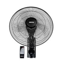 18 Inch Wall Fan With Remote Control, GF21125 - 60W Copper Motor | 5 Leaf AS Blade | 3 Speed Option | Overheat Protection | Horizontal Oscillation | Home & Office Use