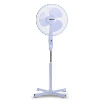 Geepas GF21136UK 16-Inch Pedestal Fan | 3 Speed Settings with Oscillating/Rotating and Static Feature | Electric 16" Floor Stand Cooling Fan for Home or Office Use | 2 Year Warranty