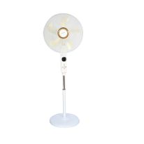 Geepas GF9482 16" Stand Fan With Remote Control 60W - 3 Speed, 5 Leaf Blade, Adjustable Height & Tilt Setting With Led Display | Auto-Off |Ideal for Bed Room, Hall, Office & More | 2 Years Warranty