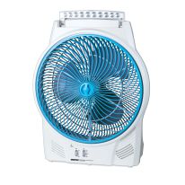 17 RECHARGEABLE FAN WITH LED LIGHT