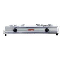 Stainless Steel Gas Cooker, Save Gas 60%, GGC31031 - Stainless Steel Body, Automatic Ignition System, Cast Iron Burner, High-Quality Electroplated Pan Support