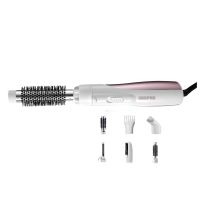 Geepas GH86027UK 6-in-1 1000W Hair Styler - Portable 1 Speed, 3 Heat Settings, Cool Mode, 360 Swivel Cord, Ideal Accessory with Ionic Function | 2 Year Warranty