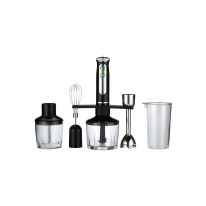 Geepas GHB43016UK 600W Hand Blender - 8 Variable Speeds, Indicator Lights, Stainless Steel Blade for Blending The Perfect Smoothies and Grinding Coffee