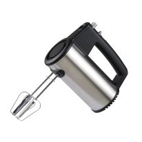 Geepas 300W Hand Mixer | Professional Food & Cake Mixer for Baking | 5 Speed with Turbo Function, Includes Chrome Extra Long Beaters and Dough Hooks | Dishwasher Safe Accessories - 2 Years Warranty