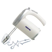 250W Hand Mixer - Professional Electric Handheld Food Collection Hand Mixer for Baking - 5 Speed Function, Includes Stainless Steel Beaters & Dough Hooks, Eject Button | 2 Years Warranty