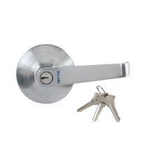 Geepas Panic Exit Trim -Door Handles | Firm Grasp | Rotate Door Lock with Inbuilt Locking Mechanism | Interior | 307 Stainless Steel | Premium Quality for All Internal Doors | 1 Year Warranty