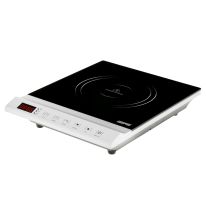 Geepas GIC33011UK 2000W Programmable Induction Cooker for Fast and Precise Cooking - with Touch Control, LED Display, 10 Power Levels and Child-Lock Protection - 2 Years Warranty