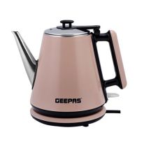 Geepas GK38012 Double Layer Electric Kettle 1.2L - Stainless Steel, Auto Shut-Off & Boil-Dry Protection | Spill Proof Spout with Grip Handle | 2 Years Warranty