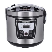 Geepas Electric Pressure Cooker - Multi-Cooker with Non-Stick Pot | Digital Display LED Screen with Touch Selection Menu | 12 One-Touch Programs | 24 Hours Timer | 2 Years Warranty