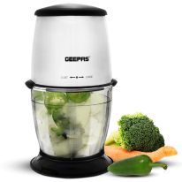 Geepas GMC42013UK 300W Mini Food Processor - 550ML Capacity, Stainless Steel Double Blade for Blending & Chopping - Food Chopper Shredder, Perfect for Salads, Salsa, Pesto, Curry Pastes & More - 2 Year Warranty