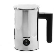 Geepas GMF63026UK Milk Frother Electric - Combined Milk Steamer, Liquid Heater Hot Cold Functionality & Milk Frothing Jug | Non-Stick Foamer | Ideal for Coffee, Cappuccino & Hot Chocolate