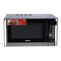 Geepas 45L Digital Microwave Oven - 1500W Microwave Oven with Multiple Cooking Menus with Arabic Control Panel | Reheating & Defrost Function | Child Lock | Pull Handle door, Digital Controls | 1 Year Warranty