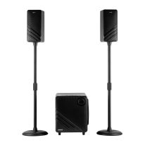 Geepas 2.1 CH Multimedia Speaker System with Remote Control- GMS11191| MP3, FM Radio, Bluetooth, EQ Function and Karaoke Function| USB Input, SD Card Reader, AUX| LED Display with Colorful LED Light| 50000W PMPO Speaker Unit| 2 Years Warranty| Black