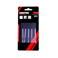 Geepas 5Pcs Jigsaw Blades - 50mm wide & 76mm length, Cutting Capacity Up to 15mm | Compatible with All Brands Jigsaw