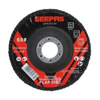 Geepas Flap Disc 115mm - Perfect for All 4.5" Angle Grinders | 22.2mm Bore Size with Aluminium Oxide Grit | Ideal for Rust Removal & Deburring Jobs