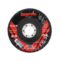 Geepas Flap Disc 115mm X 22.2 - Perfect for All 4.5" Angle Grinders, Grit P120 | 22.2mm Bore Size with Aluminium Oxide Grit | Ideal for Rust Removal & Deburring Jobs