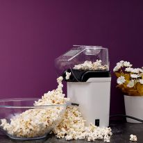 Geepas Popcorn Maker, 1200W Electric Popcorn Maker, GPM840 | On/Off Switch | Oil-Free Popcorn Popper | Makes Hot, Fresh, Healthy and Fat-Free Theatre Style Popcorn Anytime