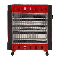 Quartz Heater, 2 Heat Settings, GQH9108 | Adjustable Power | Power Indicator Light | 4 Tube Quartz Heater | Wheels For Easy Movement