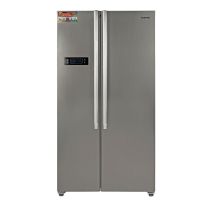 Powerful Large 650L No-Frost Side-By-Side Refrigerator GRFS6521SXHN Geepas
