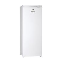 Geepas 200L Upright Freezer - Portable 3 Star 6 Crystal Freezer Drawer, Compact Recessed Handle & Adjustable Thermostat | Ideal for Retailers, Home, Bachelor's, Medical Shops & More | 1 Year Warranty