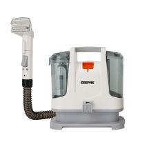 Geepas 400 W Portable Spot Cleaner- GSC19051/ Dual Tank Design, 1.1-liter and 0.5-liter Clean and Dirty Water Tanks/ 2 Cleaning Head Attachments, Lightweight and Compact Design/ Perfect for Clean Carpets, Rugs, Upholstery, etc./ 2 Years Warranty