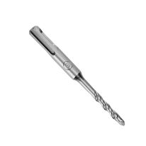 Geepas Chisel Bit Round 6mm - 110mm Long, Perfect for Compacting, Grooving, Cutting & More | 50mm Long Working | Compatible for Drill, Rotary Hammers, and Impact Hammer | Ideal for Plumbers, DIYers, Carpenters, Construction Workers and More 
