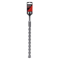 Hammer Drill Bit, Cross Drill Bit(250mm Working Length) - SDS-Plus Electric Hammer Impact Drill Bit - Ideal to Drill Holes in Concrete Ceramic Tile Stone Metal Plastic & Multi-Layer Materials