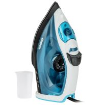 Geepas 1600W Multifunctional Steam Iron for Crisp Ironed Clothes - Non-Stick Soleplate, Wet/Dry Function & with Temperature Control- Dry/Steam Burst/Vertical Steam/Spray Function - 2 Years Warranty