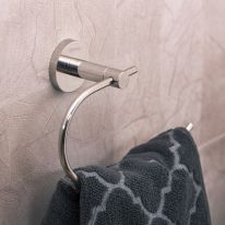 Towel Ring of High-Quality Stainless Steel , Easy to Install Bathroom Wall Mounted Towel Holder, Sleek and Stylish