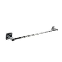 Geepas Single Towel Bar - Stainless Steel Material with 8 Kg Holding Capacity | Easy to Install | Towel Bar Rack for Bathroom Kitchen Cabinet | Toilet Accessories Wall Mount | 1 Year Warranty