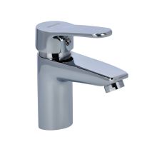Single Lever Wash Basin Mixer, GSW61100 | Chrome Plated | 60cm Hose | Ceramic Disk Cartridge | 0.2mpa-0.8mpa Water Pressure | Deck Mounted | Metal Lever Handle