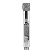 Geepas Cube Shattaf Set- GSW61126| Soft Spray, Non-Stop Water Jet with Easy Push Mechanism| High-Quality ABS Material, 1/2" Standard Connector| For Bathroom Use| Silver
