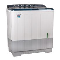 Geepas GSWM6491 Twin Tub Semi Automatic Washing Machine, 18kg