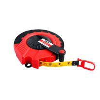 Geepas 50M Long Measuring Tape Made of Strong and Long-lasting Fibreglass Material, Tough Outer Case and Metal Ring at End