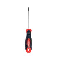 Geepas Precision Screwdriver - Phillips Screwdriver with Soft Grip Rubber Insulated Ergonomic Handle - CR-V Build, Magnetic Tip and Hanging Hole for Easy Carry - Bicolored Red/Black - (PH0x750mm)